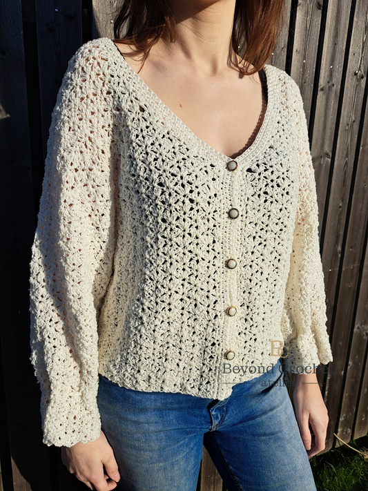 Crochet Pattern Ivy Cardigan English