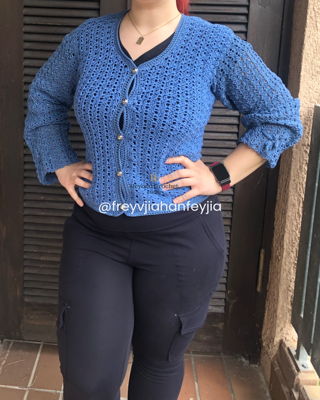 Crochet Pattern Ivy Cardigan English