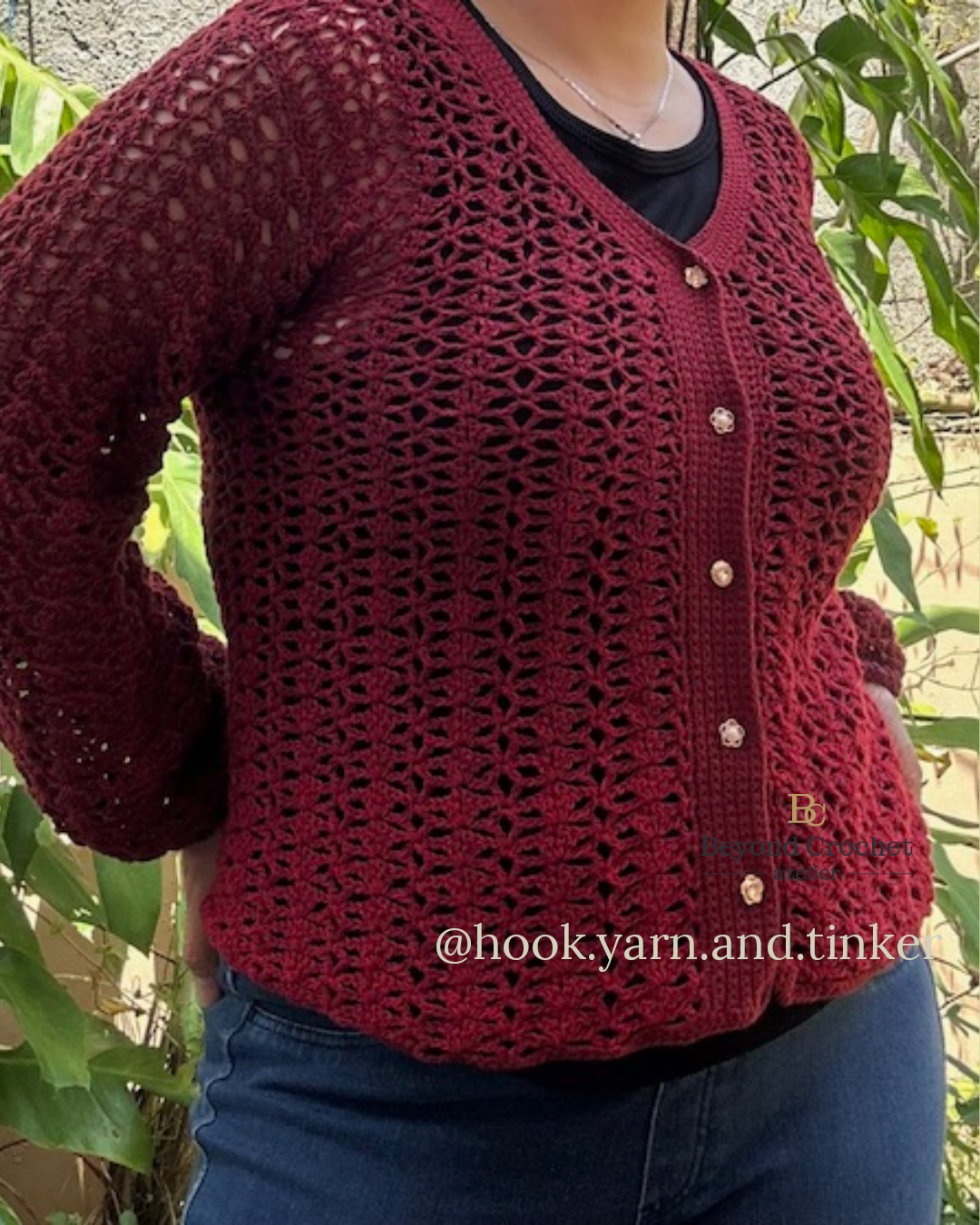 Crochet Pattern Viola Cardigan English