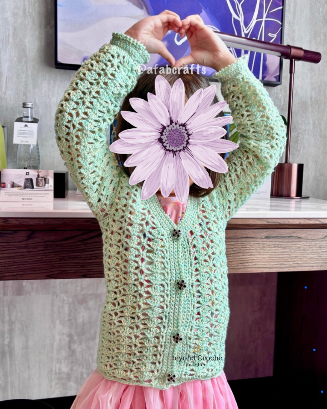 Crochet Pattern Viola Cardigan English