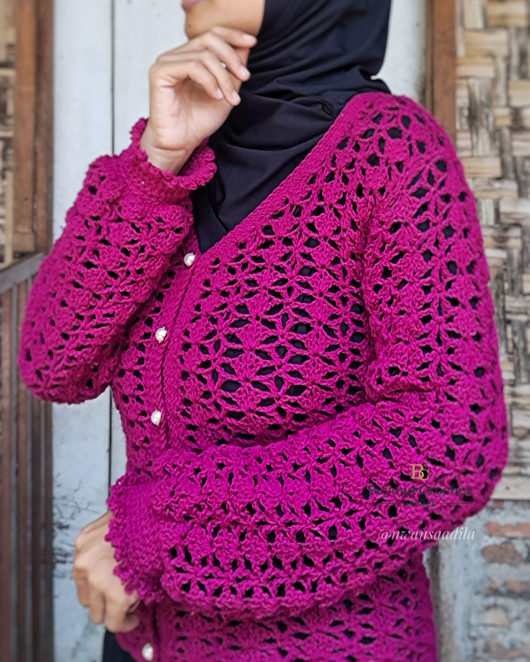 Crochet Pattern Viola Cardigan English