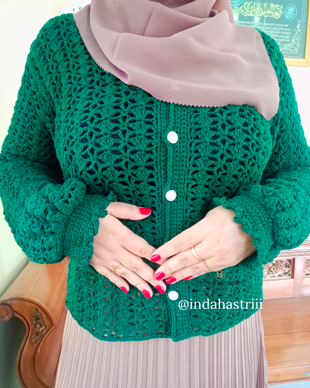 Crochet Pattern Viola Cardigan English