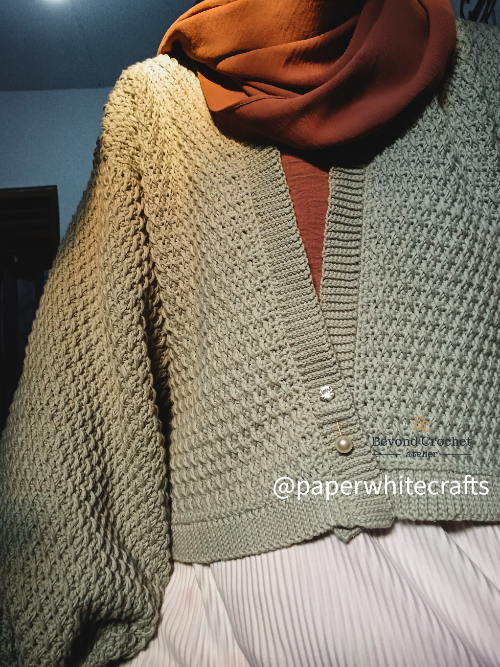 Crochet Pattern Alma Cardigan English