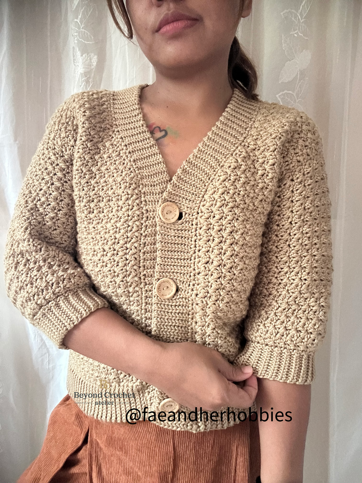 Crochet Pattern Marley Cardigan English