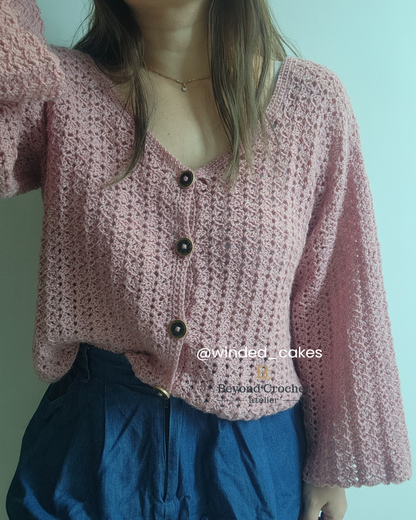 Crochet Pattern Ivy Cardigan English