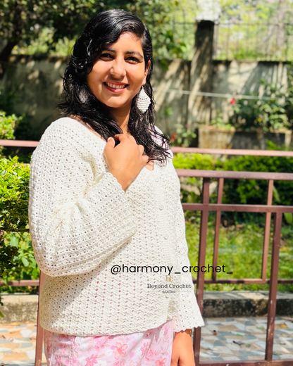 Crochet Pattern Ivy Cardigan English