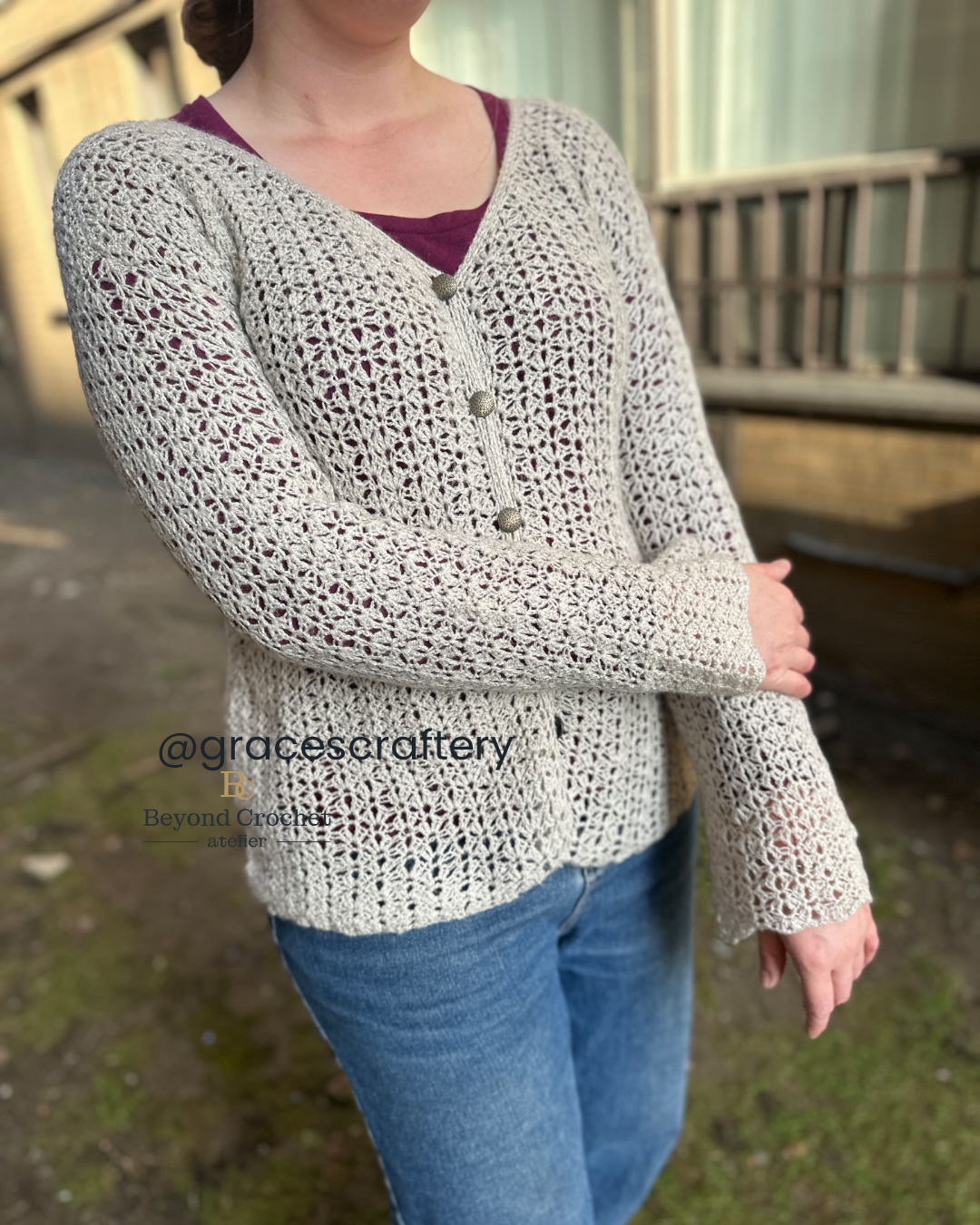 Crochet Pattern Ivy Cardigan English