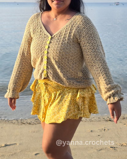 Crochet Pattern Ivy Cardigan English