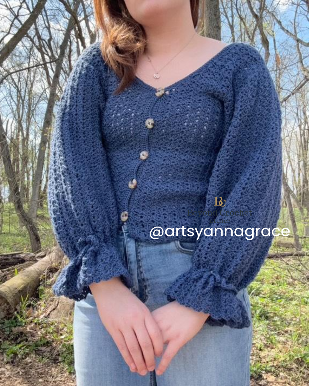 Crochet Pattern Ivy Cardigan English