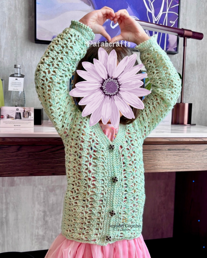 Crochet Pattern Viola Cardigan English