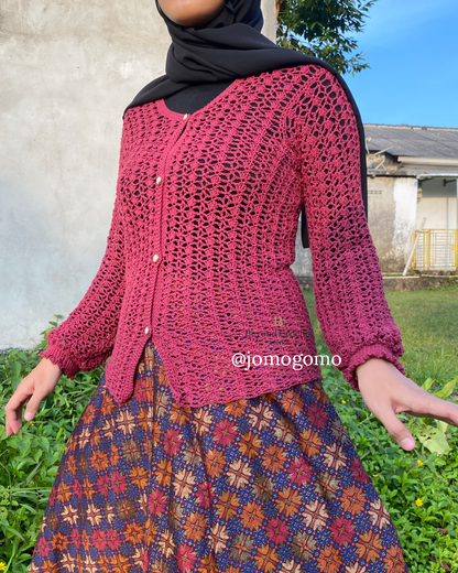 Crochet Pattern Viola Cardigan English
