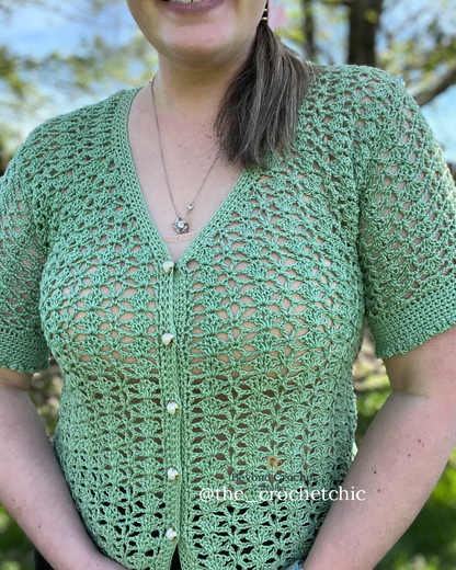 Crochet Pattern Viola Cardigan English