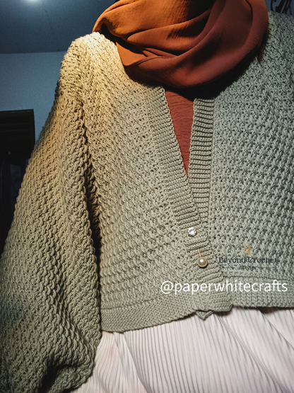 Crochet Pattern Alma Cardigan English